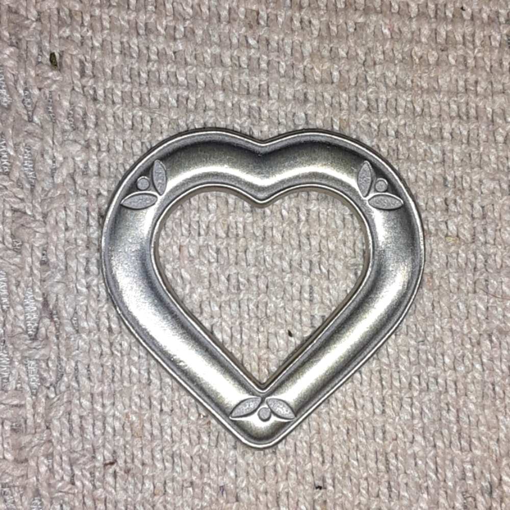 LONGABERGER USA HEART CHARM NRMINT CONDITION